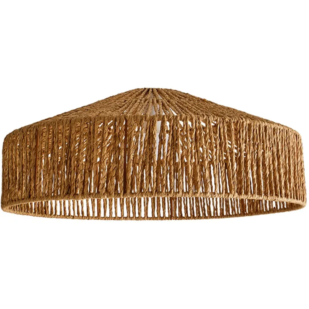 Elcano Woven Rope Ceiling Pendant Light Shade - Brown image