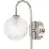 Elle Curved LED Wall Light - Silver, Chrome