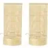 Elsa Set of 2 Bamboo Shade LED Table Lamps - Cream, Bamboo