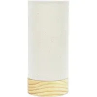 Elsa Wooden LED Table Lamp - Cream