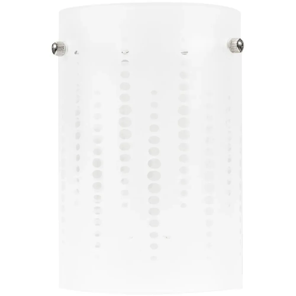 Elsie Small Cylinder Ceiling Lamp Shade - White, Frosted Glass image