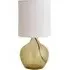 Emily Drum Shade Table Lamp - Green, Glass
