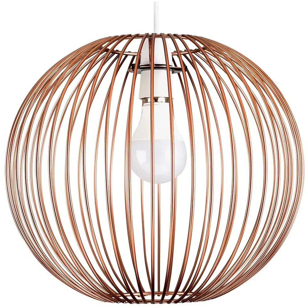 Faraday Globe Ceiling Pendant Light - Copper, Metal image