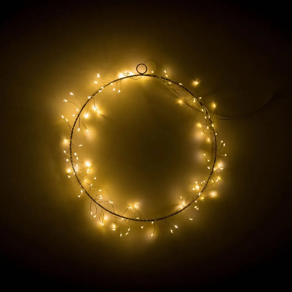 Firecracker Battery LED Hoop - White image