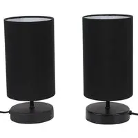 Francis Touch Table Lamp 2 Pack - Black