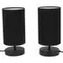 Francis Touch Table Lamp 2 Pack - Black