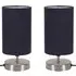Francis Touch Table Lamp 2 Pack - Navy, Gold