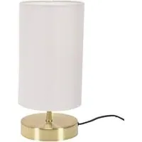 Francis Touch Table Lamp with Bulb - White, Gold