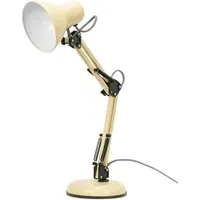 Frankie LED Desk Lamp - Yellow, Metal