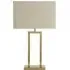 Gloria Double Stem Table Lamp with Rectangular Shade - Gold, Metal