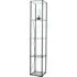 Gobie 4 Shelf LED Floor Lamp with Storage - Black, Glass
