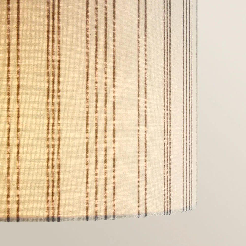 Hallie 3 Drop Ceiling Pendant Light - Black, Linen