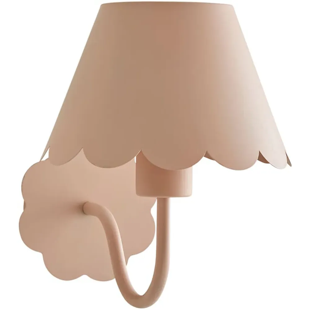 Hallie Scallop Rechargeable Wall Light 2 Pack - Pink