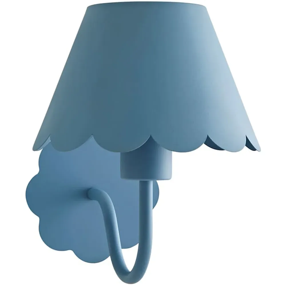 Hallie Scallop Rechargeable Wall Light - Blue image