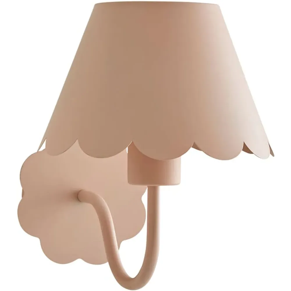 Hallie Scallop Rechargeable Wall Light - Pink image