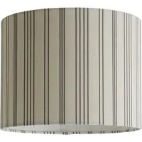 Hallie Small Drum Ceiling Pendant Lamp Shade - White, Linen
