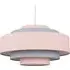 Hampshire 5 Tiered Ceiling Pendant Light Shade - Pink, Fabric