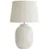 Harrison Large Table Lamp with Taper Shade - White