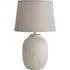 Harrison Medium Table Lamp with Tapered Shade - Grey