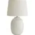 Harrison Medium Table Lamp with Tapered Shade - White