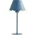 Hattie Scallop Rechargeable Table Lamp - Blue
