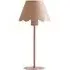 Hattie Scallop Rechargeable Table Lamp - Pink