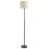Heather Scallop LED Floor Lamp - Cream, Wood
