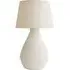 Helena Taper Shade LED Table Lamp - Cream, Ceramic