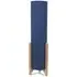 Henry Tall Midi LED Floor Lamp - Blue, Fabric