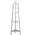 Hiru 3 Shelf Tripod Floor Lamp Base with Storage - Grey