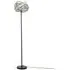 Hudson Tortoise Shell Intertwined LED Floor Lamp - Black