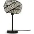 Hudson Tortoise Shell Intertwined LED Table Lamp - Black