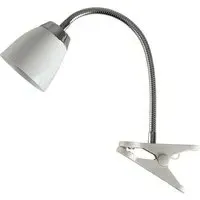 Huey Clip On LED Desk Lamp - White