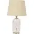 India Confetti Glass LED Table Lamp - Beige