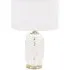 India Confetti Glass LED Table Lamp - White