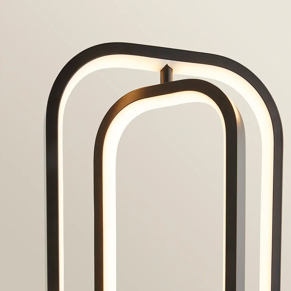 Infinity Adjustable Revolving LED Table Lamp - Black