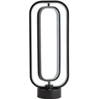 Infinity Adjustable Revolving LED Table Lamp - Black