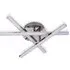 Infinity Chrome Adjustable Crossover Integrated LED Ceiling Light - Silver