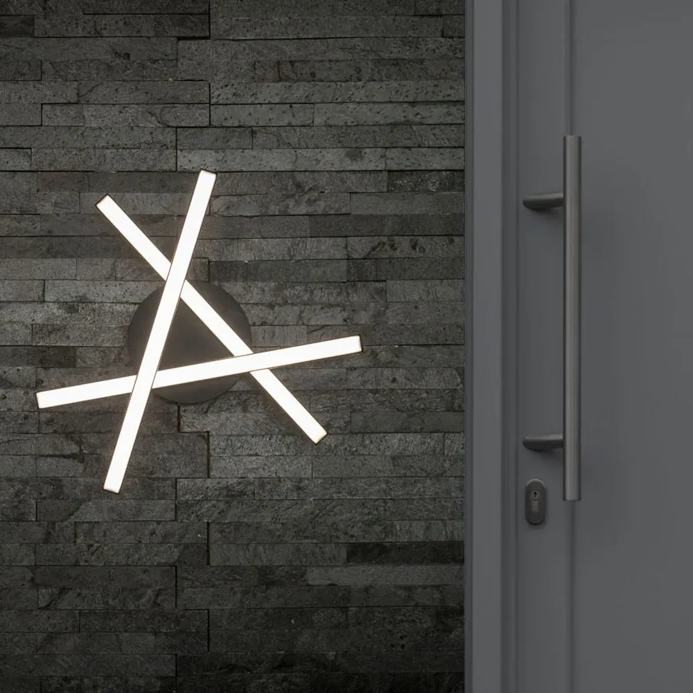 Infinity Crossover LED Ceiling Light - Black