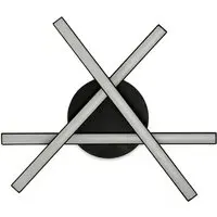 Infinity Crossover LED Ceiling Light - Black