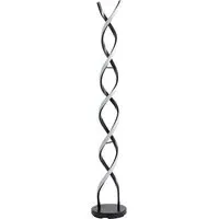 Infinity Double Twist LED Floor Lamp - Black