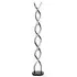 Infinity Double Twist LED Floor Lamp - Black