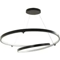 Infinity Loop LED Ceiling Light - Black