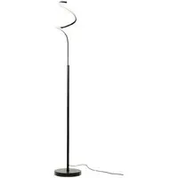 Infinity Single Twist LED Floor Lamp - Black