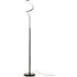 Infinity Single Twist LED Floor Lamp - Black