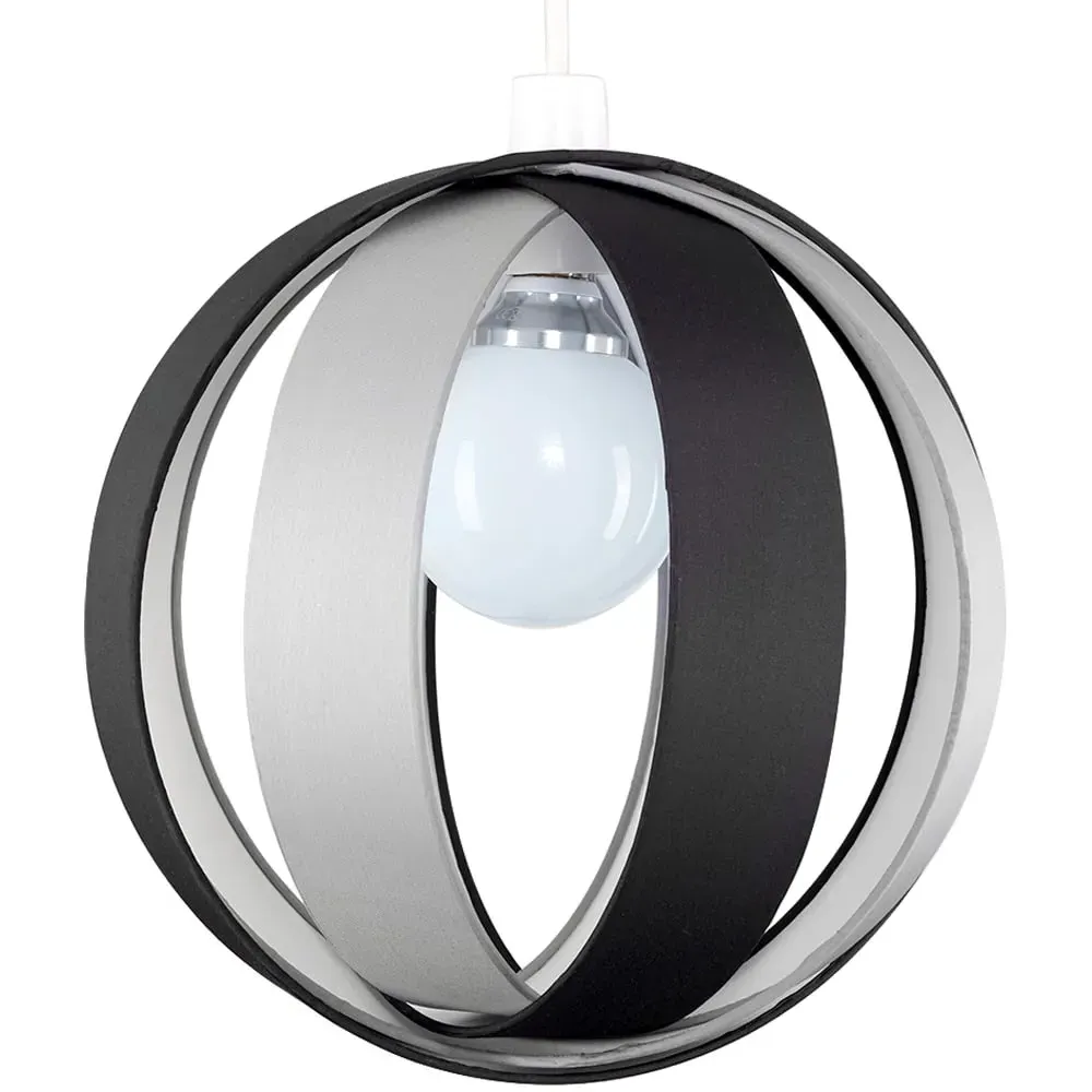J90 Easy Fit Ceiling Light Shade - Grey image