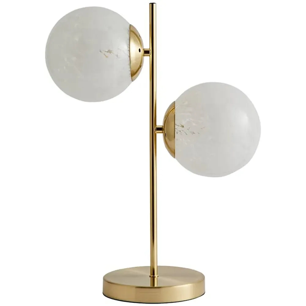 Jas 2-Light Ceiling Light - Gold, Confetti Glass image