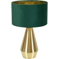 Jax Dimmable LED Touch Table Lamp - Green, Velvet