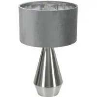 Jax Dimmable LED Touch Table Lamp - Grey, Velvet