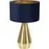 Jax Dimmable LED Touch Table Lamp - Navy Blue, Velvet